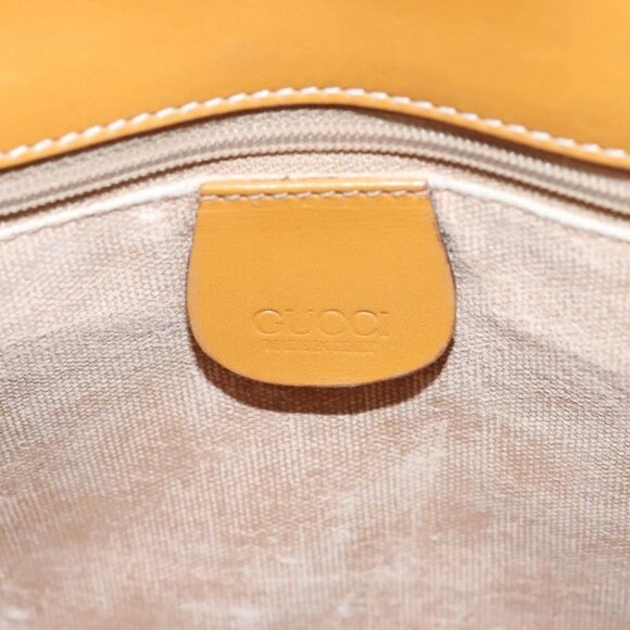 GUCCI Shoulder Bag Canvas Leather Brown Gold Auth ep6137 - Picture 5 of 16